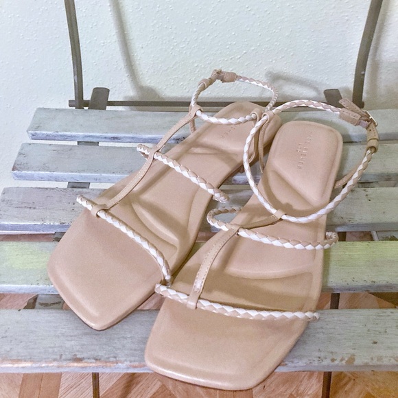 Marc Fisher New Braided Tan Women's Sandals - Picture 3 of 5